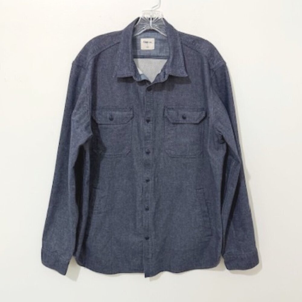 Gap 1969 Icon Brushed Denim Shirt Jacket Shacket Men's Size L